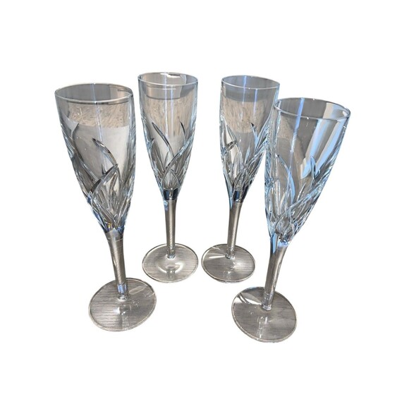 Waterford Crystal Other - Waterford Crystal Merrill Champagne Flutes (4) Excellent Condition